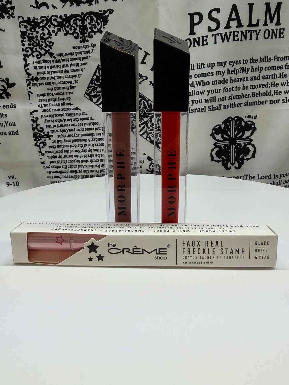 Morphe Liquid Lipstick & The Crème Shop Faux Freckle Stamp -